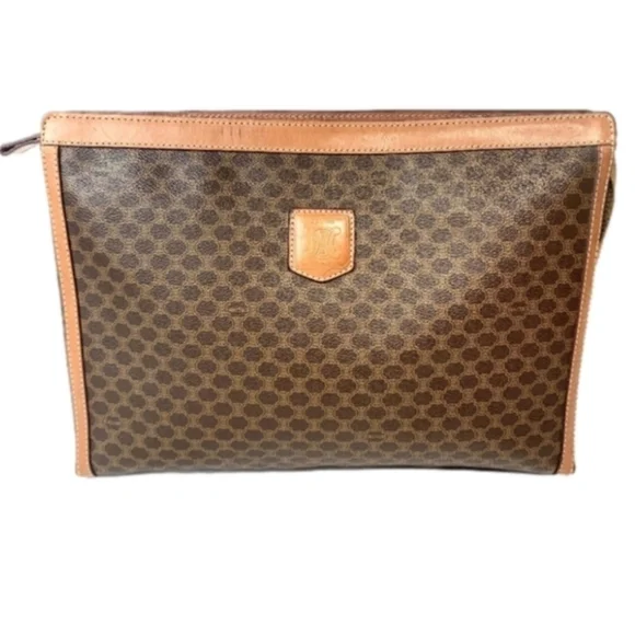 Authentic Celine Clutch Macadam Pvc - Picture 2 of 7